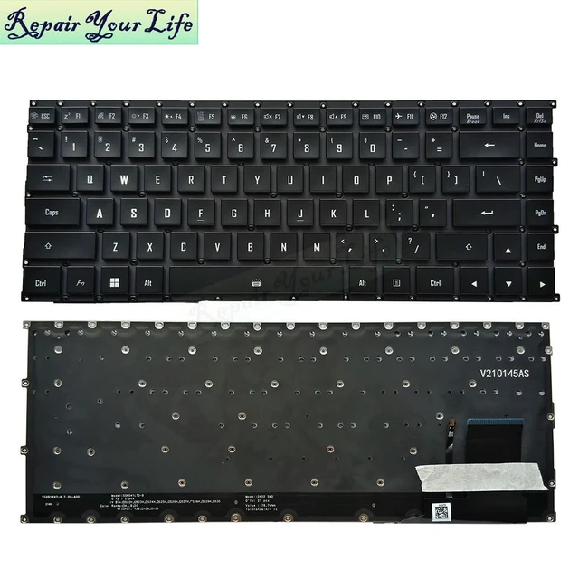 Alt view image 2 of 3 - US English Backlight Keyboard For AERO 16 YE5 XE5 KE5 YE4 XE4 KE4 OLED BKF BSF RP86 V210145AS1 27703-KRNR6-S10S Notebook Teclado