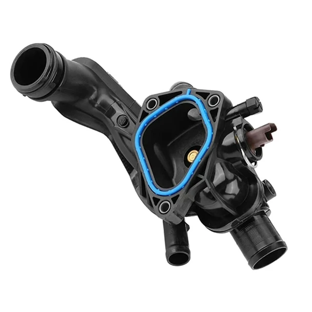Alt view image 3 of 3 - 3X 11537534521 1336Z6 1336.Z6 11538699290 Water Flange Engine Coolant Thermostat For 207 208 308 508 2008 3008