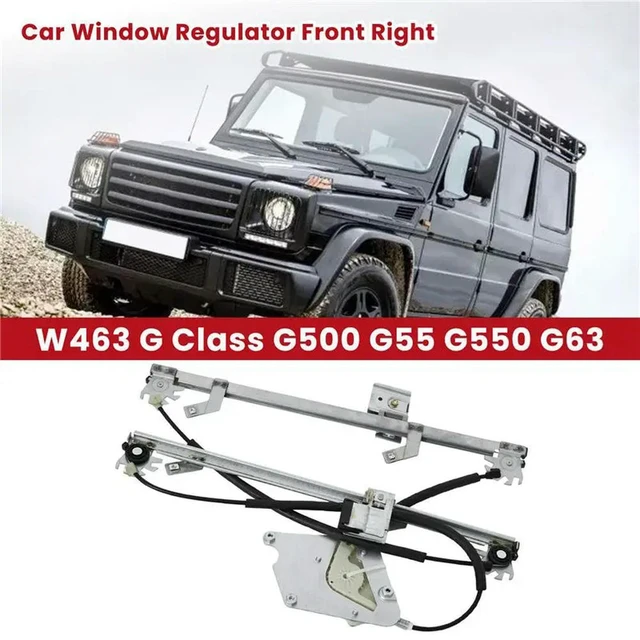 Alt view image 2 of 3 - 2X Car Window Regulator Front Right For Mercedes Benz W463 G Class G500 G55 G550 G63 4637201646 4636700003