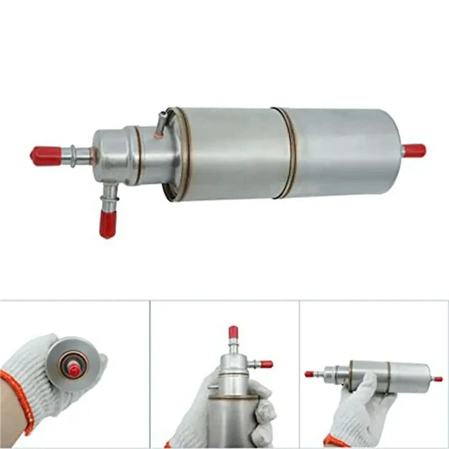 Alt view image 2 of 3 - 5X Car Fuel Filter Fuel Cleaner For Mercedes Engine M112 M113 M111 Mercedes W163 ML 320 ML 230 ML 430 ML55 1634770501