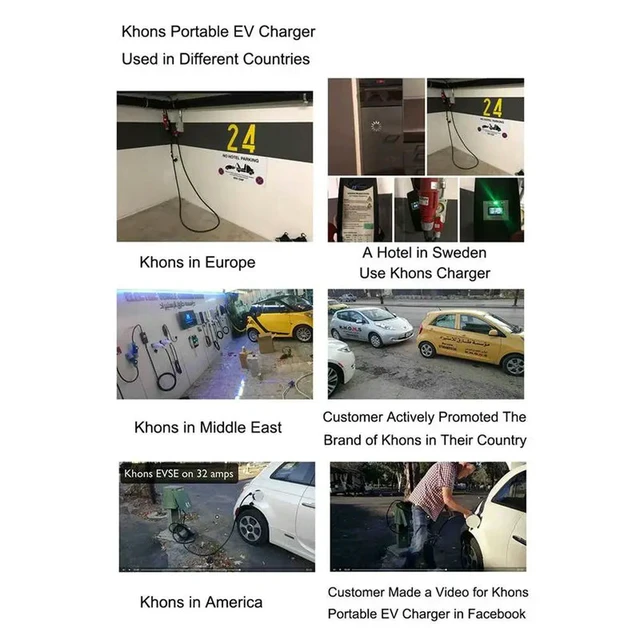 Alt view image 3 of 3 - 5X SAE Adaptor IEC 62196 2 To J1772 Type 1 Electric Cars EV Vehicle One Side Connector Charing Station 32A