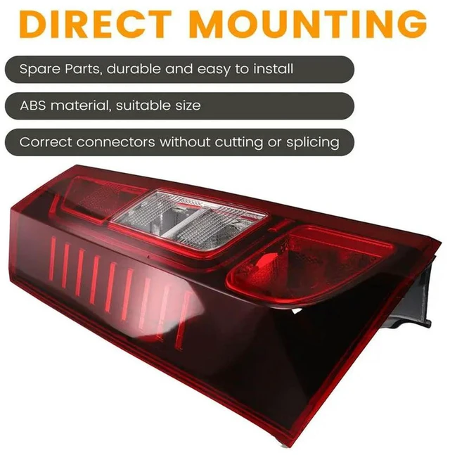Alt view image 3 of 3 - Tail Light Rear Brake Lamp Car Accessories For Renault Express 2021 2022 2023 2024 Left