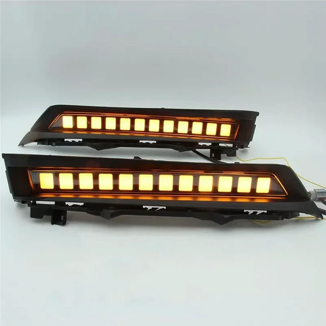 Alt view image 2 of 3 - Front Fog Light Turn Signal Light Daytime Running Light For Toyota RAV4 Woodland 2026 Front Bumper Light Accessories
