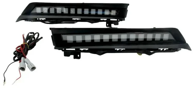 Main image of Front Fog Light Turn Signal Light Daytime Running Light For Toyota RAV4 Woodland 2026 Front Bumper Light Accessories