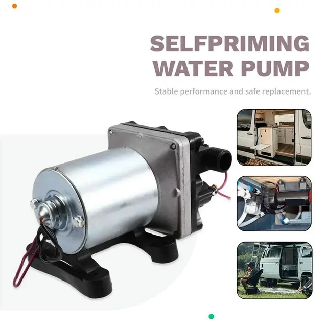 Alt view image 2 of 3 - Self Priming 24V DC Water Pump 4008-101-E65 24V 55 PSI 3 Gallon Gal/Min 7.5 Amps For RV& Caravans