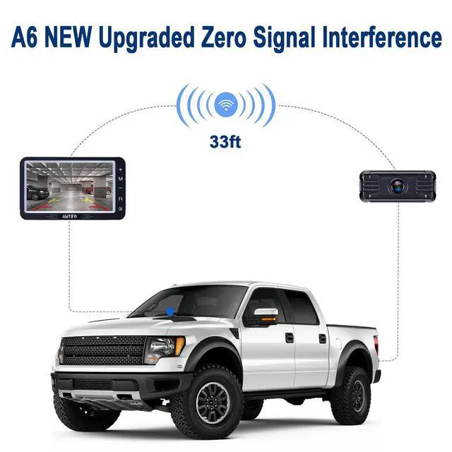 Alt view image 3 of 6 - Wireless Backup Camera 5-inch for Truck: Easy to Install Back up Camera - HD 1080P Rear View Camera for Trucks SUVs