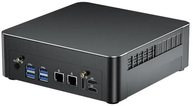 Main image of Mini PC with Core i9-9880H 2.3 up to 4.8GHz, 16G DDR4 512G SSD, Windows 11 Pro Desktop Computer, DP*1, HDMI*2 4K@60Hz Triple Display, Optical, Dual LAN, WiFi6E/BT5.3,VESA