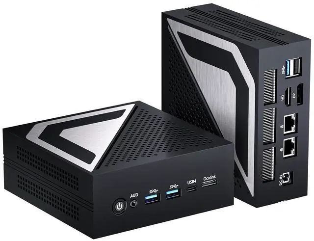 Main image of AI Mini PC, Ultra 9 285H(99TOPS),16GB DDR5 512GB M.2 NVMe SSD, Mini Computer with WiFi 7 BT5.4/Dual 2.5G LAN/USB 4.0/HDMI/DP/8K/Win 11 Pro, Desktop Computer, Supports VESA