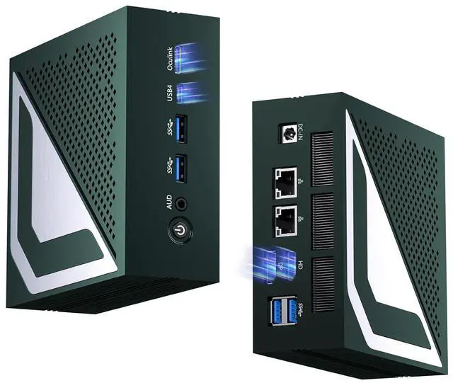 Main image of Mini PC AMD Ryzen AI 9 HX 370(12 Cores | 80 Tops | Radeon 890M), Win-11 Pro, 64G DDR5, 2T PCIE4.0 SSD, Mini Gaming Desktop Computers Dual 2.5G LAN, Oculink/USB 4.0 /Triple Display 8K/WiFi7