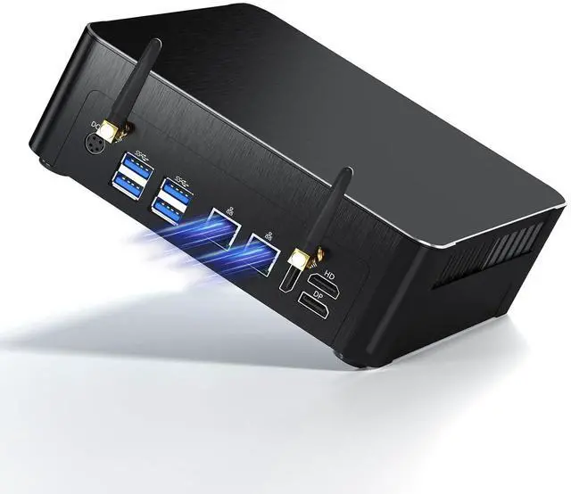 Main image of Mini PC i9, Small Desktop Computer Core i9-9880H, Upto 4.8GHz, Windows 11 Pro, 64G RAM, 2T NVME SSD, Triple Display 4K@60Hz, HDMI/DP, Dual 2.5G LAN, USB-C, WiFi 6E, BT 5.3, VESA, 4G Module