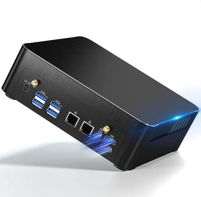 Main image of Mini PC i9, Desktop Computer Core i9-9880H 2.3-4.8GHz, Windows 11 Pro, 64G DDR4, 4T NVME SSD, DP/HDMI/USB-C Port, 4K@60Hz, 2x2.5G RJ45 LAN, WiFi 6E/BT5.3, Support 4G Module, HTPC