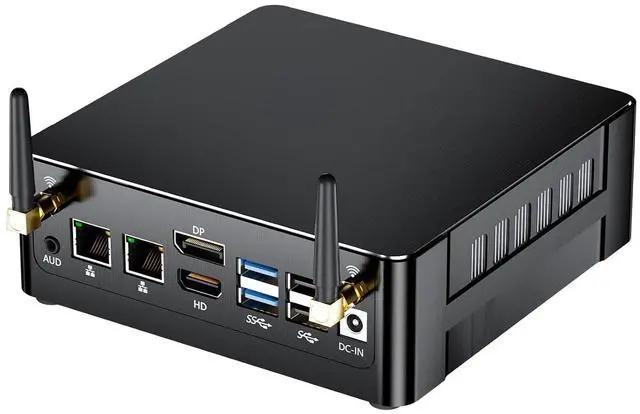 Main image of Mini PC i9, 64GB DDR5 RAM 2TB PCIE 4.0 SSD with Core i9-12900H Mini Computer, 1* HDMI / 1* DisplayPort / 1* USB4.0 Triple Display, 8K, Dual 2.5G LAN, WiFi 6e, VESA, Windows 11 Pro