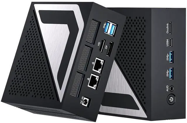 Main image of AI Mini PC, Ryzen AI 9 HX 470(86 Tops, Max 5.2 GHz), 64G DDR5 RAM, 4T PCIE4.0 SSD Desktop Computer, Radeon 890M, 2 * 2.5G LAN, 8K, Triple Display, USB4.0, Wi-Fi 7, Windows 11 Pro