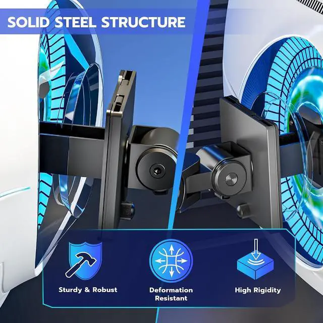 Alt view image 5 of 6 - Heavy Duty Monitor Arm & VESA Adapter for Samsung Neo G9, G65B, G70A, G75T, G85NB, CRG9, CHG9, CHG90, and Odyssey G9 Monitors