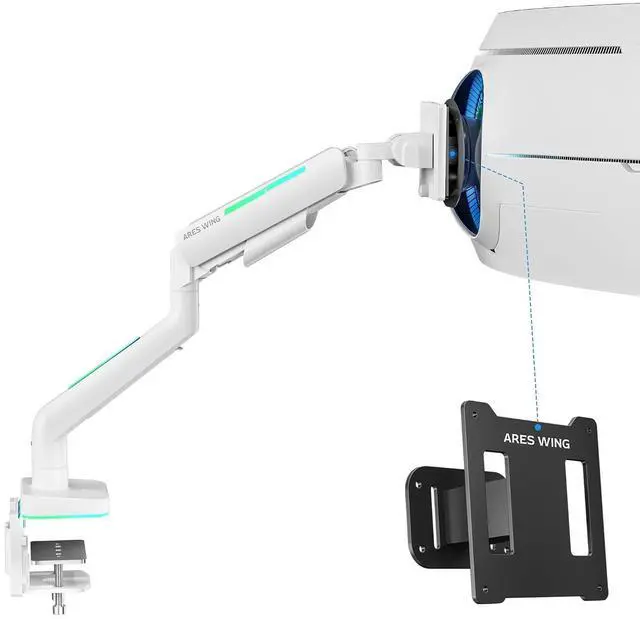Main image of Heavy Duty Monitor Arm & VESA Adapter for Samsung Neo G9, G65B, G70A, G75T, G85NB, CRG9, CHG9, CHG90, and Odyssey G9 Monitors