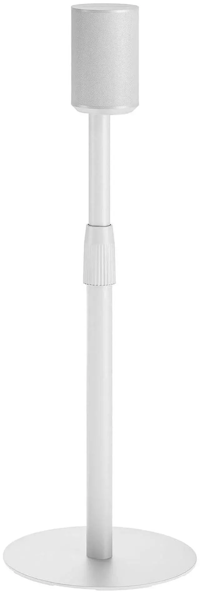 Main image of Speaker Stand Compatible with Sonos Era 100 and Era 300, Height-Adjustable from 26.9"-42", Cable Management, 11lbs Capacity, White, 1 Pack(Single)