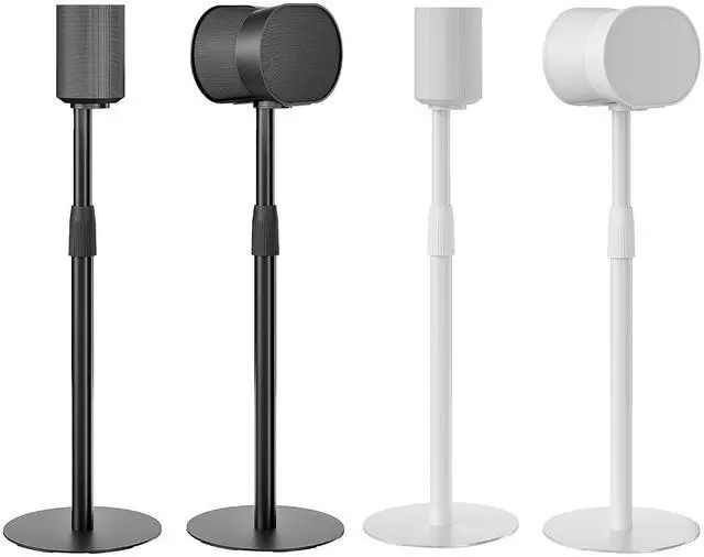 Main image of Speaker Stand Pair for Sonos Era 100 and Era 300, Black and White, 2 Pair