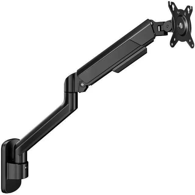Main image of Single Monitor Wall Mount for 17-40 Inch Ultrawide Screens, Heavy Duty Monitor Arm Up to 26.4 lbs, Fully Adjustable Wall Mount, VESA 75x75/100x100 Compatible, Black