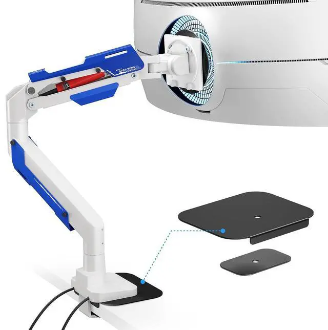 Main image of Monitor Mount & Steel Monitor Mount Reinforcement Plate for 24-57'' Ultrawide Screen