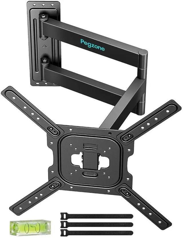 Main image of Long Arm TV Wall Mount for 23-75 Inch TVs, 31 Inch Long Extension TV Bracket, Swivel Tilt Full Motion TV Wall Mount Fit Max VESA 400 x 400mm, Heavy Duty Up to 110lbs, Corner TV Mount