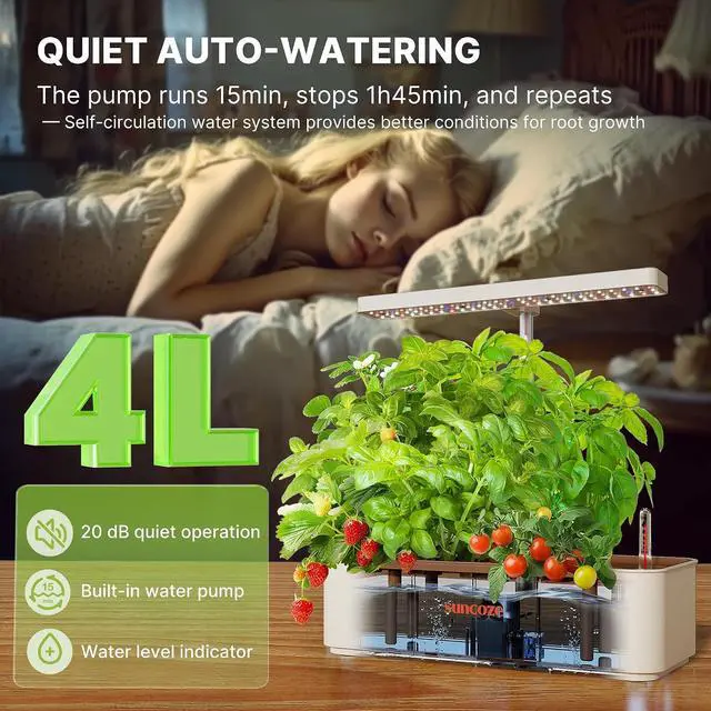 Alt view image 4 of 7 - Hydroponics Growing System Kit 12 Pods & 160pcs Hydroponic Pods Supplies