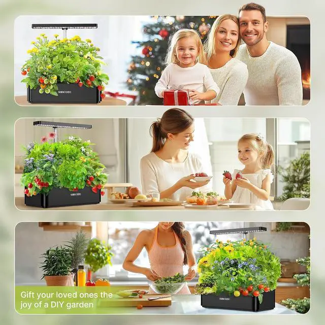 Alt view image 7 of 7 - Hydroponics Growing System Kit 12 Pods & 160pcs Hydroponic Pods Supplies