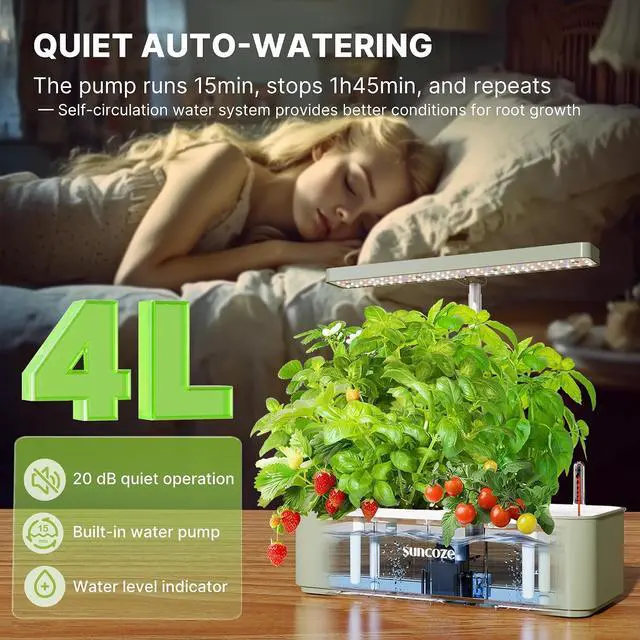 Alt view image 3 of 7 - Hydroponics Growing System Kit 12 Pods & 160pcs Hydroponic Pods Supplies