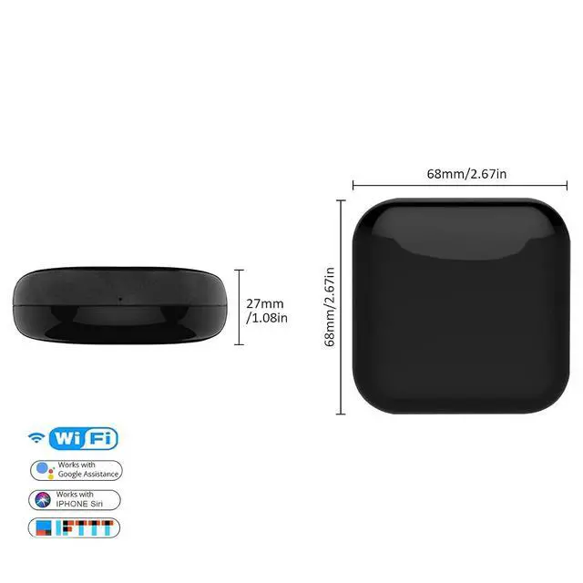 Alt view image 3 of 7 - APP Control Automatic Door Opener,Black Handicap Door Opener WiFi TUYA,Compatible for Alexa,with Wireless Handicap Push Button and NO Electric Strike