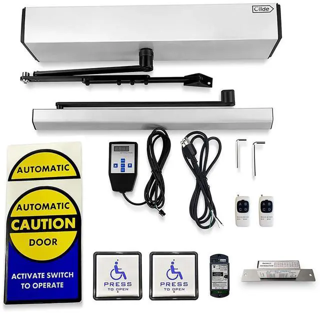 Main image of Handicap Door Opener Operator with Fail Safe Electric Strike and Handicap Push Buttons Square 5.12'' Panel,Compatible with Alexa,Google Assistant,Phone APP Remotely Control