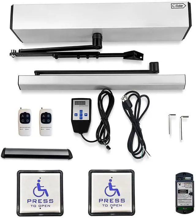 Main image of Automatic Handicap Door Opener for Disabled People,ADA Automatic Swing Door Opener,Electric Door Openers,AC100V to AC240V,with Wireless Handicap Push Buttons and Safety Sensor