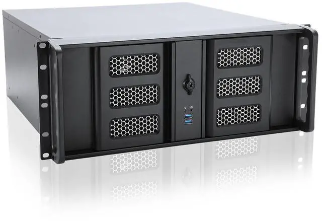 Main image of 4U Rackmount Server Chassis with 3x5.25 Front Bays+7x3.5 +3x2.5 Drive Bays