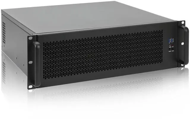 Main image of 3U rackmount Server Chassis Support Liquid Cooling Compatibility up to Elevated 360mm Radiator Support SFX PSU/ATX/MicroATX/Mini-ITX MB