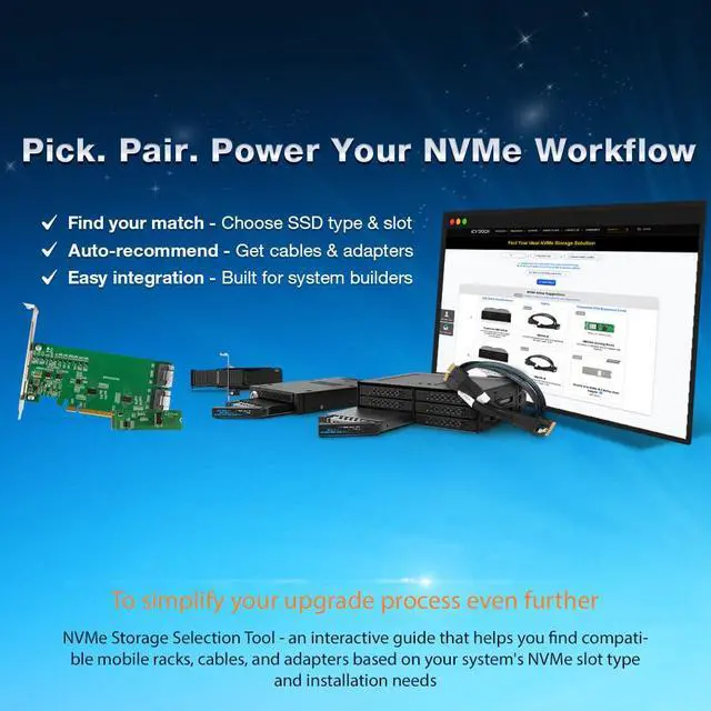 Alt view image 7 of 7 - Mico 4I SFF-A-1016 To Mcio 4I SFF-TA-1016 Cable 0.5M - MB414L-B