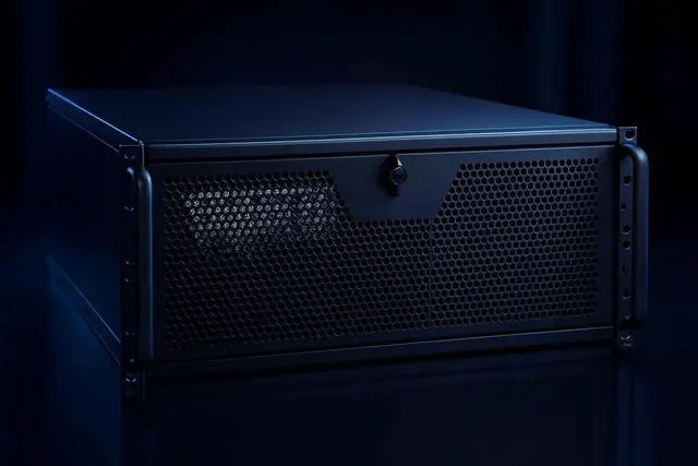 Alt view image 6 of 6 - 4U rackmount Server Chassis Support Liquid Cooling AIO Cooler Compatibility up to Elevated 360mm Radiator