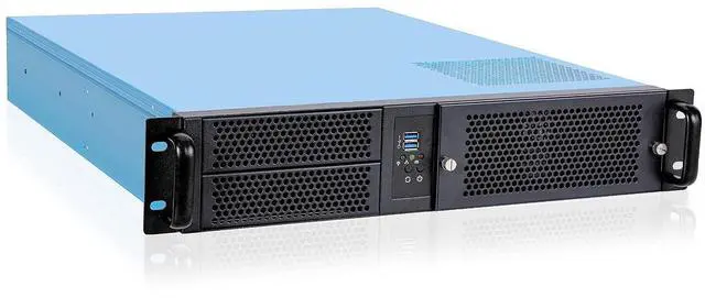 Main image of 2U Rackmount Server Chassis 2x5.25 + 6x3.5 ATX/MATX Support ATX PSU with Either top or Side Cooling