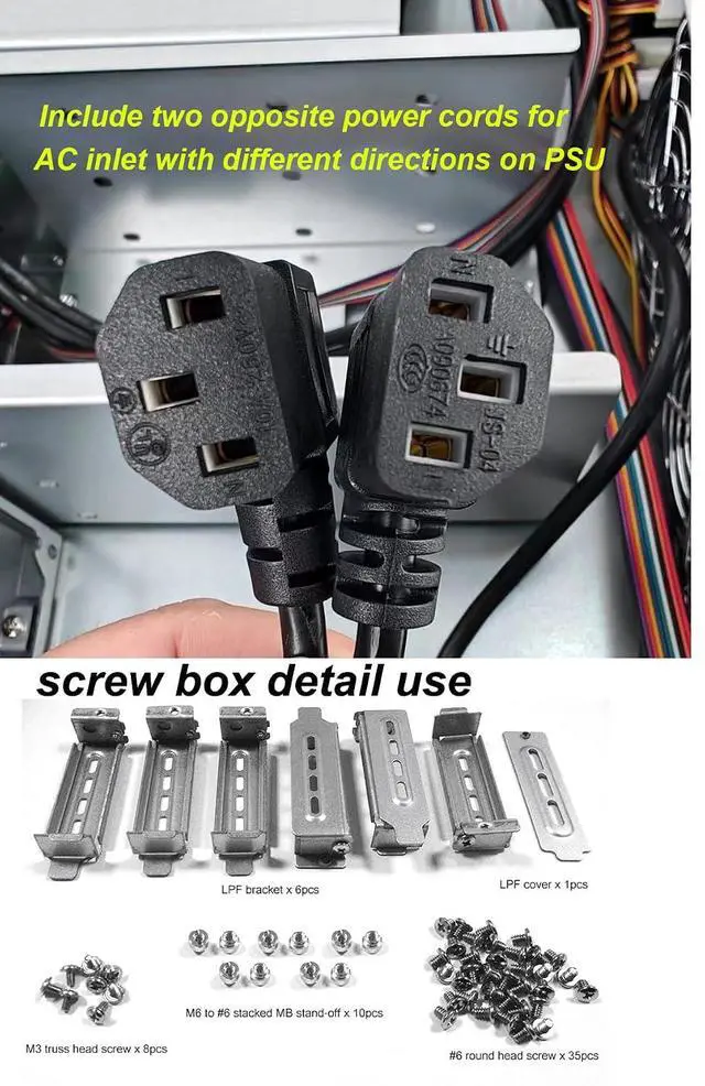 Alt view image 4 of 7 - 2U Rackmount Server Chassis 2x5.25 + 6x3.5 ATX/MATX Support ATX PSU with Either top or Side Cooling