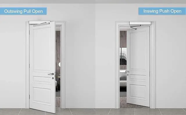 Alt view image 7 of 7 - Handicap Door Opener for Handicapped,Automatically Open Door Opener by 4.5'' Square Wireless Handicap Push Button
