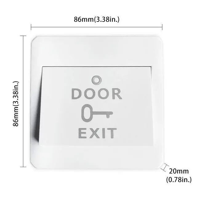 Alt view image 7 of 7 - Automatic Electric Swing Door Opener, Commercial Door Operator Electric Motorized Open and Close with 2PCS Exit Buttons