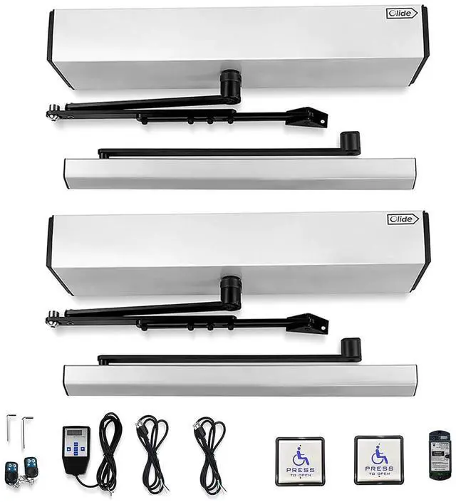Main image of Automatic Dual Door Operator, Auto Open Doors Simultaneously with One Handicap Push Button, Parameters Adjustable via Hand Programmer, Max Loading Weight-264lbs