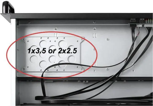 Alt view image 7 of 7 - 4U Rackmount Server Chassis 8-Bay 12Gbps Hot-Swappable SATA/SAS, EATX/ATX Compatible, Alloy Steel, Black, Ideal for Data Centers & SMBs