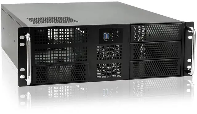 Main image of 3u Rackmount Server Chassis EATX/ATX/MATX with 4x5.25 + 6x3.5 Support ATX PSU with Either top or Side Cooling / 21.65 deptth