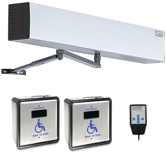 Main image of Contactless Door Opener,Handicap Door Opener Contactless Sensor Open with 2PCS Wired Square 4.5'' Handicap Sensor Switches Olide-513N