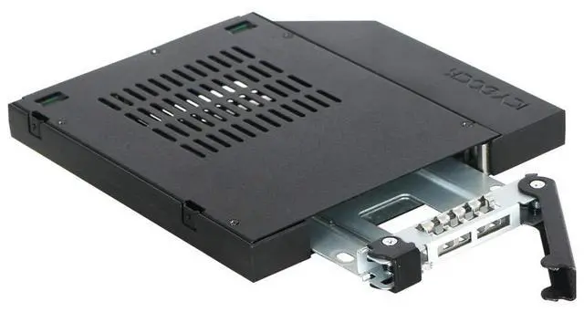 Main image of 2.5" SSD / HDD Hot-Swap SATA Mobile Rack for 12.7mm Slim CD/DVD-ROM Optical Bay | ToughArmor MB411SPO-1B (Fits 12.7mm Height ODD Slot)