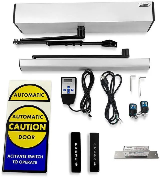 Main image of Automatic Swing Door Opener with Wireless Push Button and NC Fail Secure Electric Strike