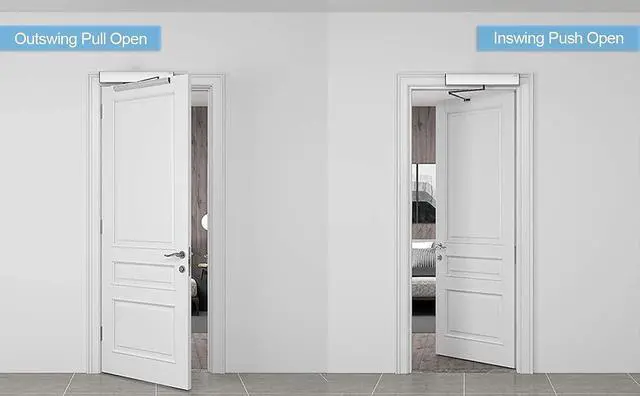Alt view image 6 of 7 - Automatic Swing Door Opener,Commerical Wireless Door Operator with Wireless Handicap Push Buttons and Slimline Wireless Push Panels