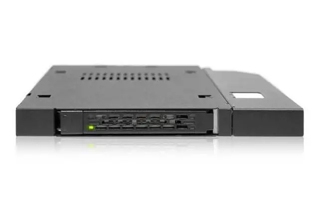 Alt view image 2 of 6 - 2.5 SATA/SAS HDD/SSD Rugged Full Metal Mobile Rack for Slim ODD or Slim FDD Bay | ToughArmor MB411SPO-B