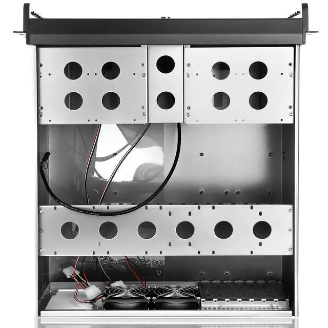 Alt view image 3 of 5 - 4U with Two 5-Bay hotswap HDD cage