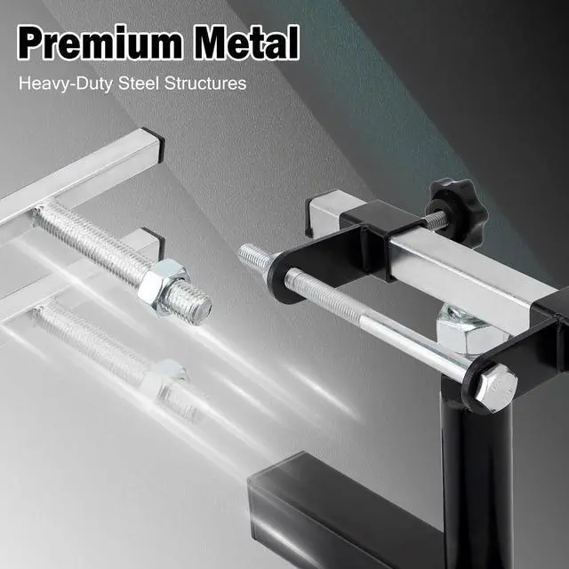 Alt view image 4 of 6 - Heavy Duty Motorcycle Engine Stand, Adjustable Motorcycle Motor Stand for Car/Engine Repair, 1000 lb Capacity, Durable Steel Construction, Easy Assembly & 360° Rotation