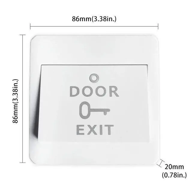 Alt view image 3 of 5 - Double Swing Door Opener Operator Automatic with Electric Strike and Exit Buttons