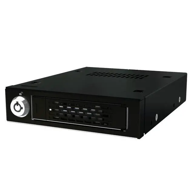 Alt view image 2 of 7 - Rugged Full Metal 2.5 SAS/SATA HDD & SSD Mobile Rack for External 3.5" Drive Bay | ToughArmor MB991IK-B